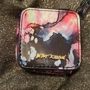 BETSEY JOHNSON Teeny tiny Wristlet - great conversation piece!